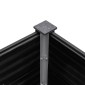 vidaXL Ζαρντινιέρα Υπερυψωμένη Γκρι 300 x 50 x 54 εκ. από WPC