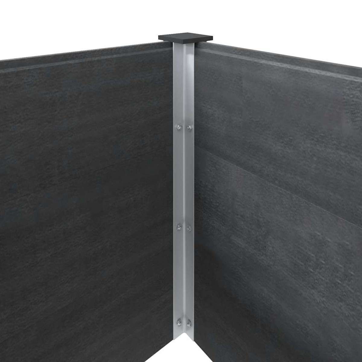 vidaXL Ζαρντινιέρα Υπερυψωμένη Γκρι 300 x 50 x 54 εκ. από WPC