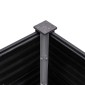 vidaXL Ζαρντινιέρα Υπερυψωμένη Γκρι 300 x 100 x 91 εκ. από WPC