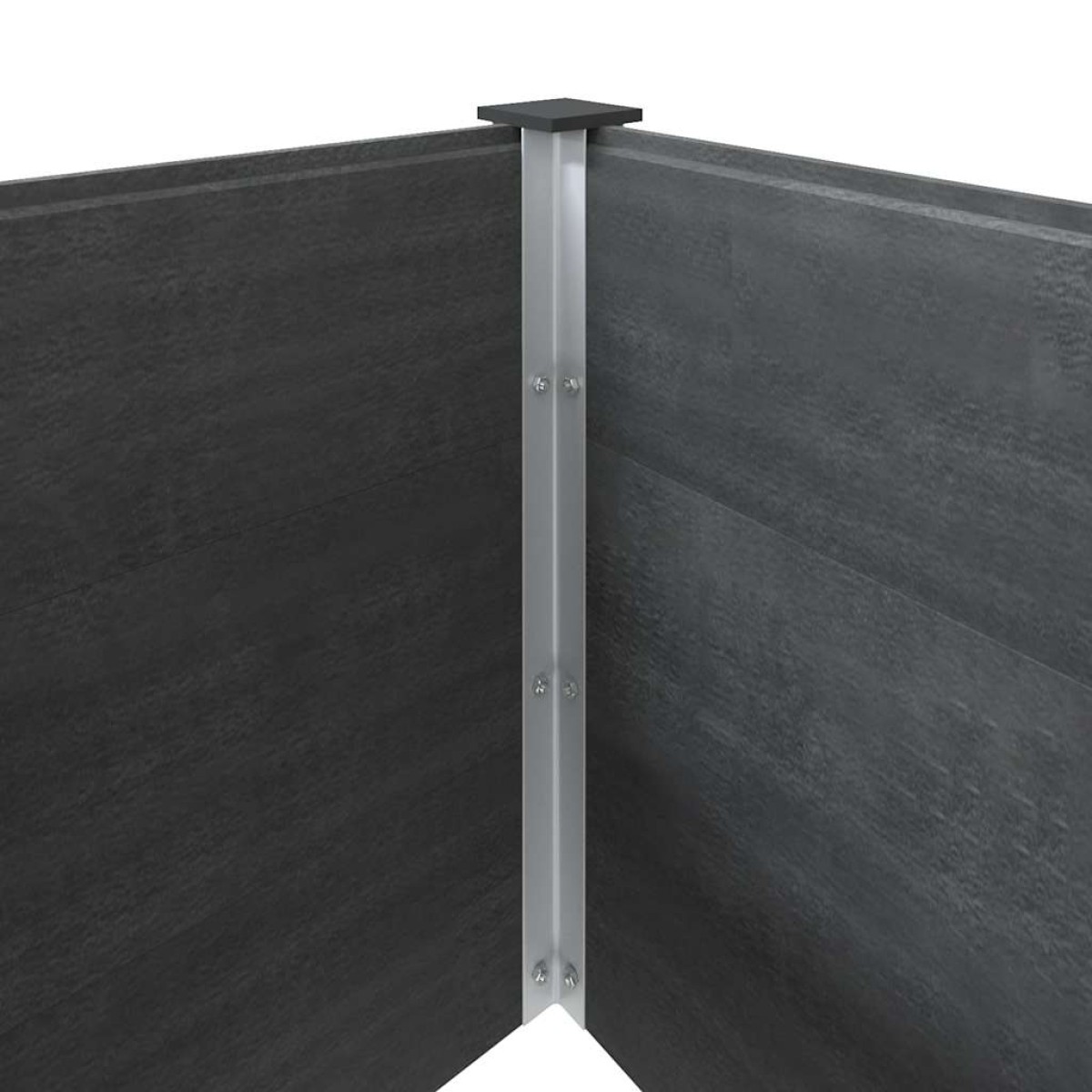 vidaXL Ζαρντινιέρα Υπερυψωμένη Γκρι 300 x 100 x 91 εκ. από WPC