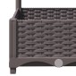 vidaXL Ζαρντινιέρα Κήπου με Καφασωτό Καφέ 120x120x121,5 εκ. από PP