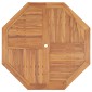 vidaXL Τραπεζαρία Κήπου 110 x 110 x 75 εκ. από Μασίφ Ξύλο Teak