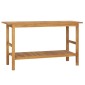 vidaXL Έπιπλο Μπάνιου 132 x 45 x 75 εκ. από Μασίφ Ξύλο Teak