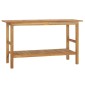 vidaXL Έπιπλο Μπάνιου 132 x 45 x 75 εκ. από Μασίφ Ξύλο Teak