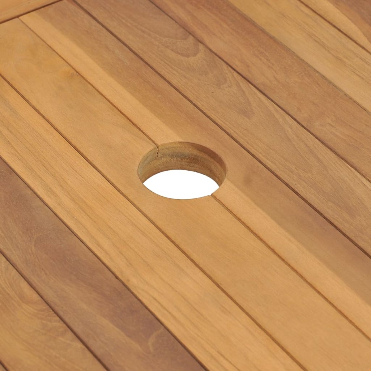 vidaXL Έπιπλο Μπάνιου 132x45x75 εκ. από Μασίφ Ξύλο Teak με 3 Καλάθια