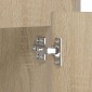 vidaXL Ντουλάπι 3 τεμ. Sonoma Δρυς από Επεξεργασμένο Ξύλο