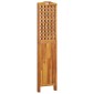vidaXL Διαχωριστικό Χώρου με 3 Πάνελ 121,5x2x180εκ. Μασίφ Ξύλο Ακακίας