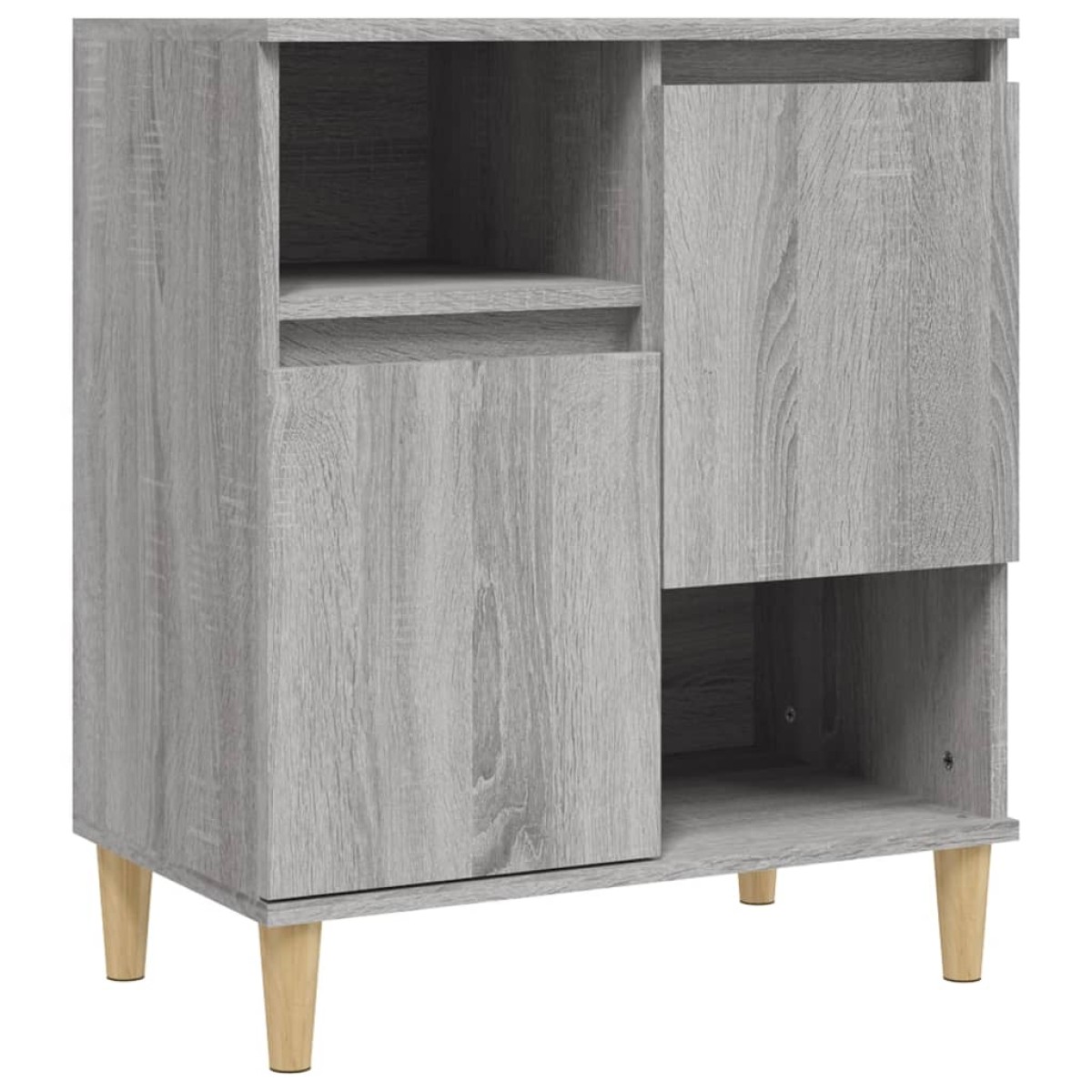 vidaXL Ντουλάπι 2 τεμ. Γκρι Sonoma 60x35x70 εκ. από Επεξεργασμένο Ξύλο