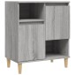 vidaXL Ντουλάπι 2 τεμ. Γκρι Sonoma 60x35x70 εκ. από Επεξεργασμένο Ξύλο