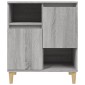 vidaXL Ντουλάπι 2 τεμ. Γκρι Sonoma 60x35x70 εκ. από Επεξεργασμένο Ξύλο