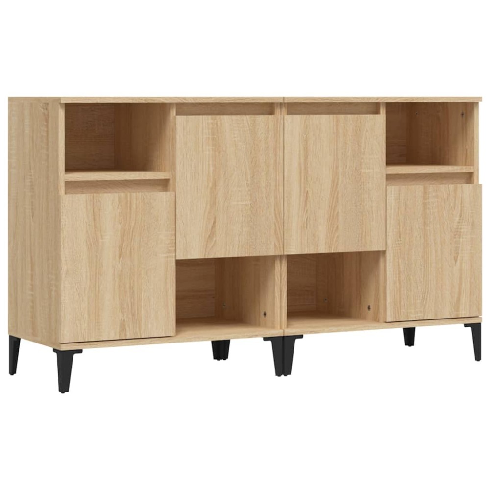 vidaXL Ντουλάπια 2 τεμ. Sonoma Δρυς 60x35x70 εκ. Επεξεργασμένο Ξύλο