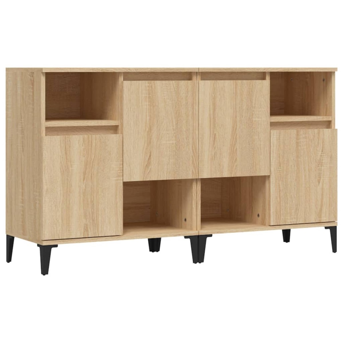 vidaXL Ντουλάπια 2 τεμ. Sonoma Δρυς 60x35x70 εκ. Επεξεργασμένο Ξύλο