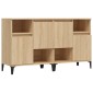 vidaXL Ντουλάπια 2 τεμ. Sonoma Δρυς 60x35x70 εκ. Επεξεργασμένο Ξύλο