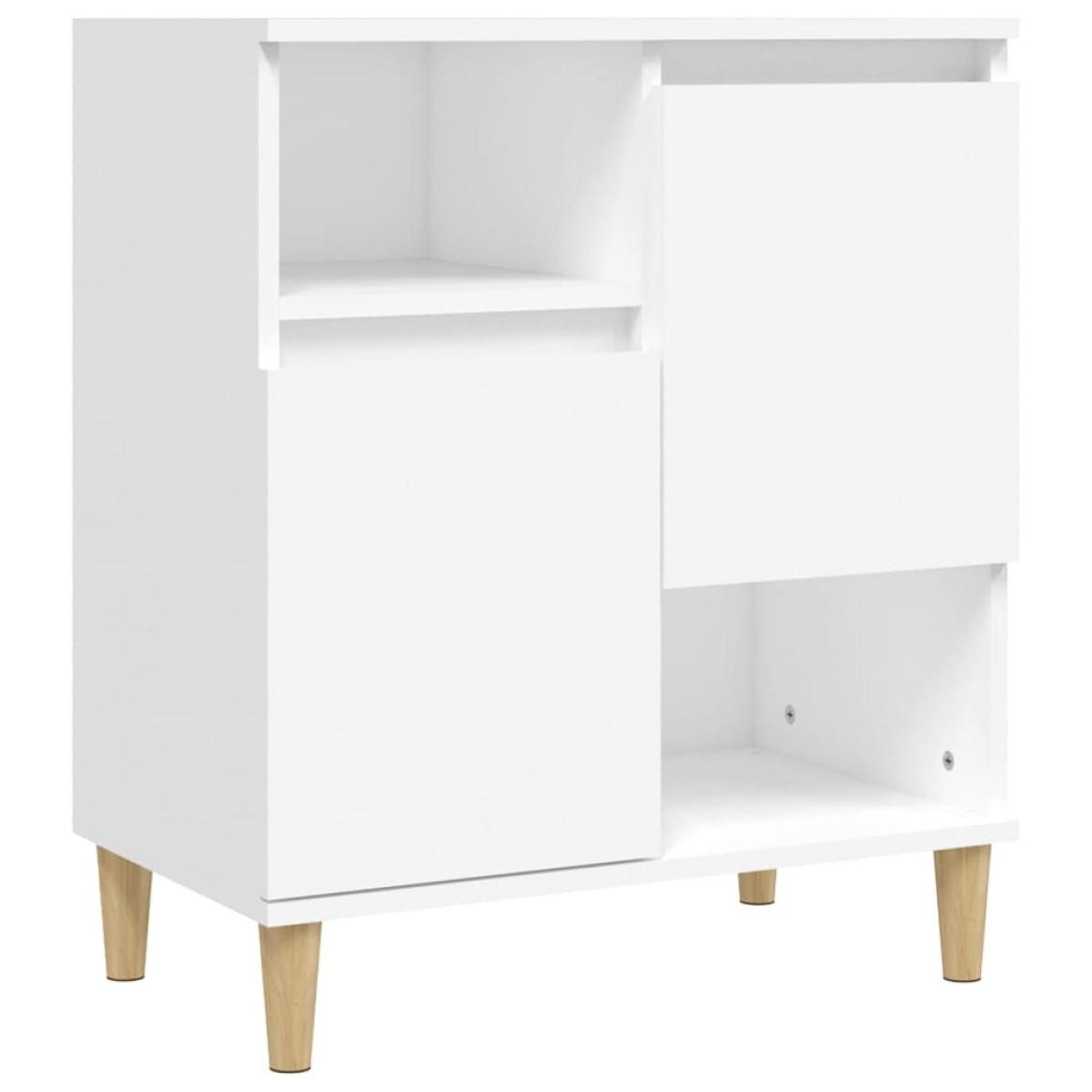 vidaXL Ντουλάπια 3 τεμ. Λευκό 60x35x70 εκ. Επεξεργασμένο Ξύλο