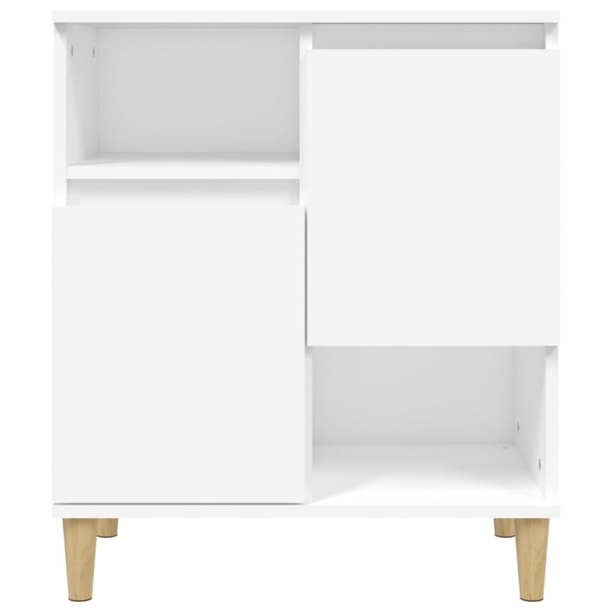 vidaXL Ντουλάπια 3 τεμ. Λευκό 60x35x70 εκ. Επεξεργασμένο Ξύλο