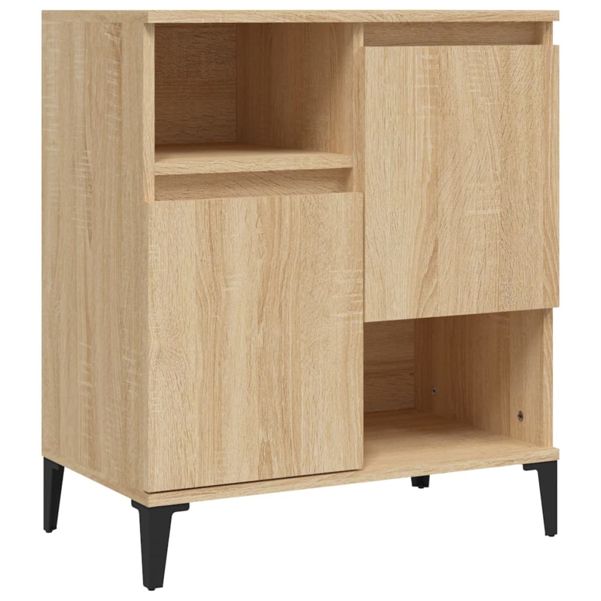 vidaXL Ντουλάπια 3 τεμ. Sonoma Δρυς 60x35x70 εκ. Επεξεργασμένο Ξύλο