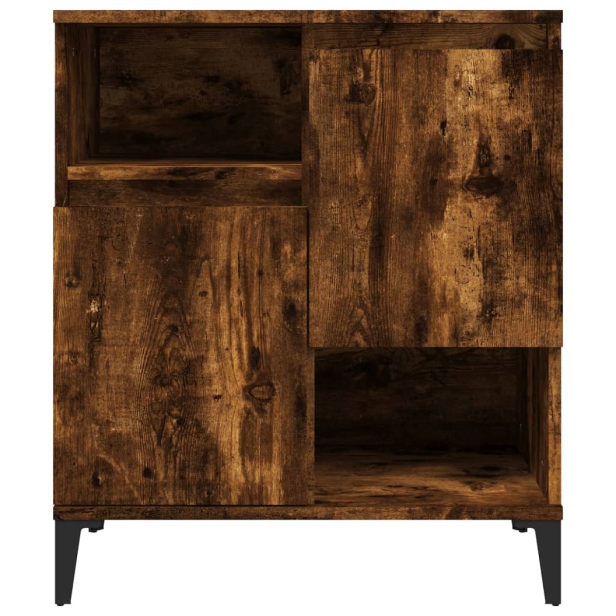 vidaXL Ντουλάπια 3 τεμ. Καπνιστή Δρυς 60x35x70 εκ. Επεξεργασμένο Ξύλο