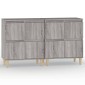 vidaXL Ντουλάπι 2 τεμ. Γκρι Sonoma 60x35x70 εκ. από Επεξεργασμένο Ξύλο