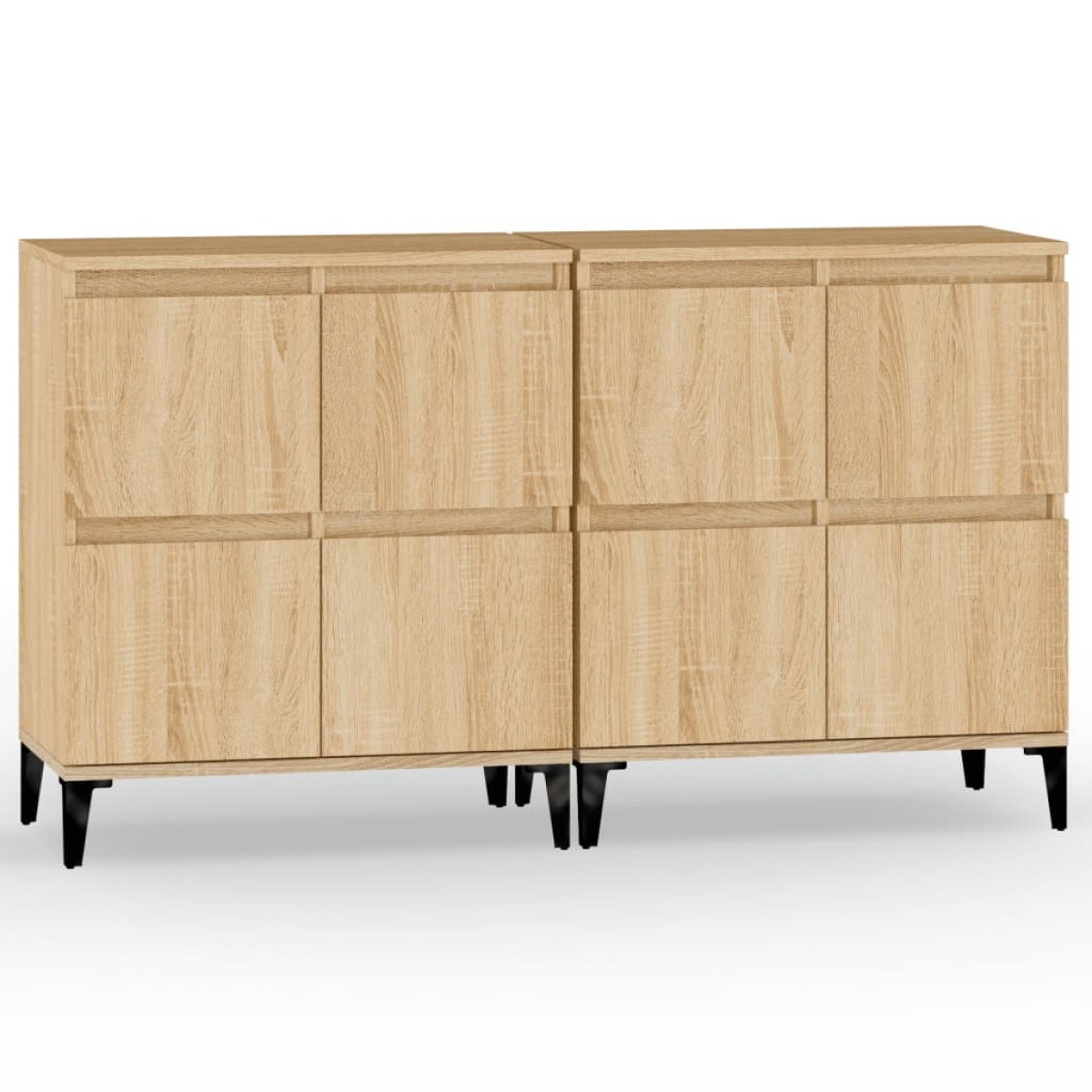 vidaXL Ντουλάπια 2 τεμ. Sonoma Δρυς 60x35x70 εκ. Επεξεργασμένο Ξύλο