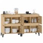 vidaXL Ντουλάπια 2 τεμ. Sonoma Δρυς 60x35x70 εκ. Επεξεργασμένο Ξύλο