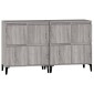 vidaXL Ντουλάπι 2 τεμ. Γκρι Sonoma 60x35x70 εκ. από Επεξεργασμένο Ξύλο