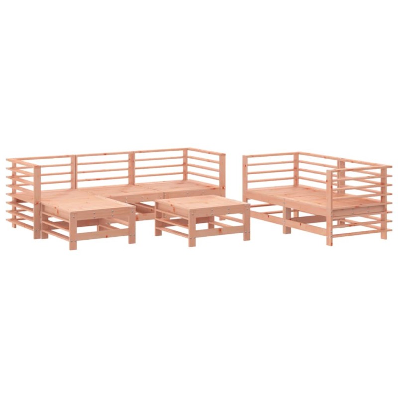 vidaXL Σαλόνι Κήπου Σετ 7 τεμ από Μασίφ Ξύλο Ψευδοτσούγκας