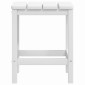 vidaXL Τραπέζι Κήπου Adirondack Λευκό 38 x 38 x 46 εκ. από HDPE