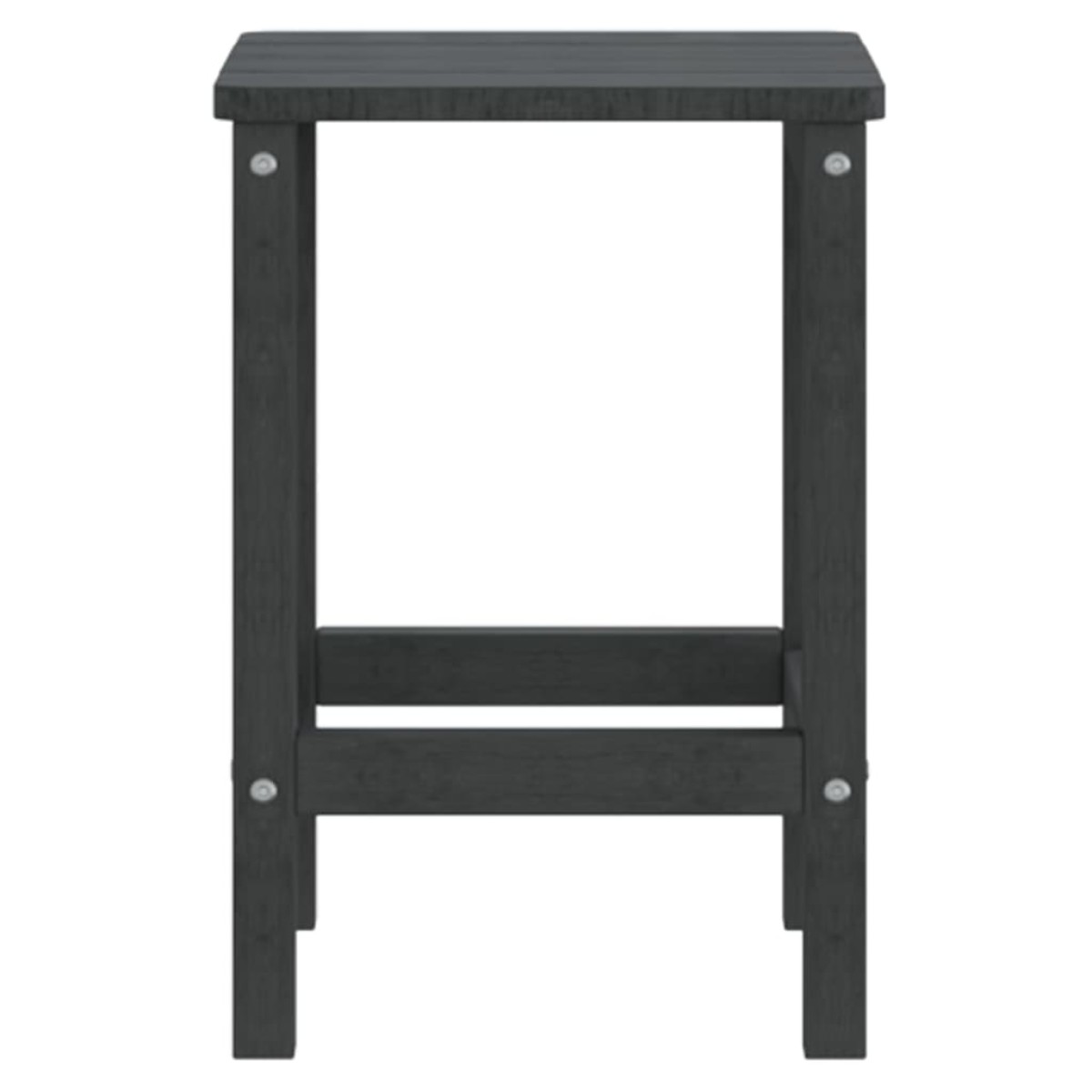 vidaXL Τραπέζι Κήπου Adirondack Ανθρακί 38 x 38 x 46 εκ. από HDPE