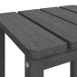 vidaXL Τραπέζι Κήπου Adirondack Ανθρακί 38 x 38 x 46 εκ. από HDPE