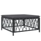vidaXL Σαλόνι Κήπου Σετ 4 τεμ. Ανθρακί από Ατσάλι με Μαξιλάρια