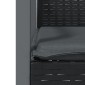 vidaXL Σετ Τραπεζαρίας Κήπου 5 τεμ. Συνθ. Ρατάν / Ατσάλι με Μαξιλάρια