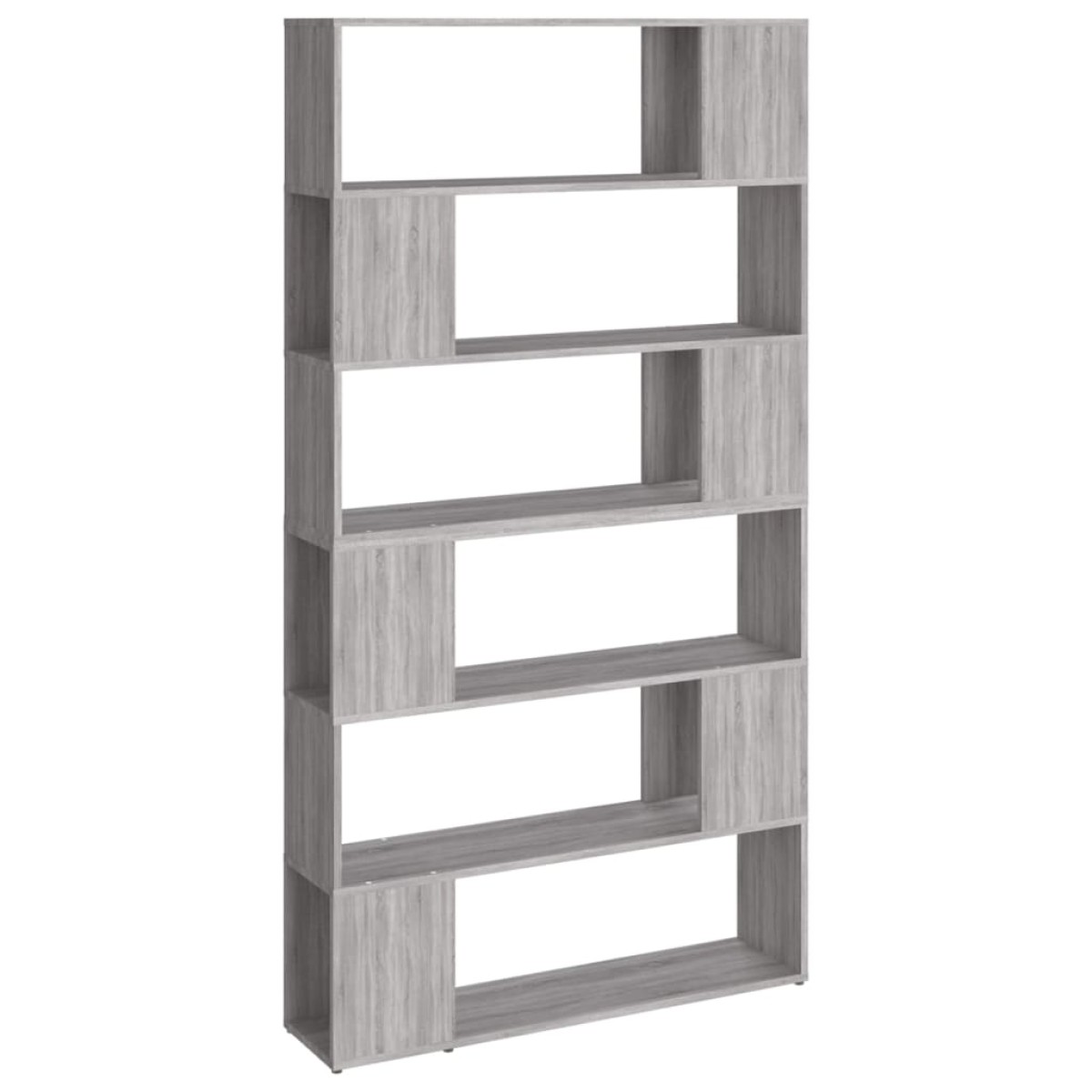vidaXL Βιβλιοθήκη/Διαχωριστικό Χώρου Γκρι Sonoma 100 x 24 x 188 εκ.