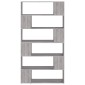 vidaXL Βιβλιοθήκη/Διαχωριστικό Χώρου Γκρι Sonoma 100 x 24 x 188 εκ.
