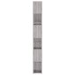vidaXL Βιβλιοθήκη/Διαχωριστικό Χώρου Γκρι Sonoma 100 x 24 x 188 εκ.