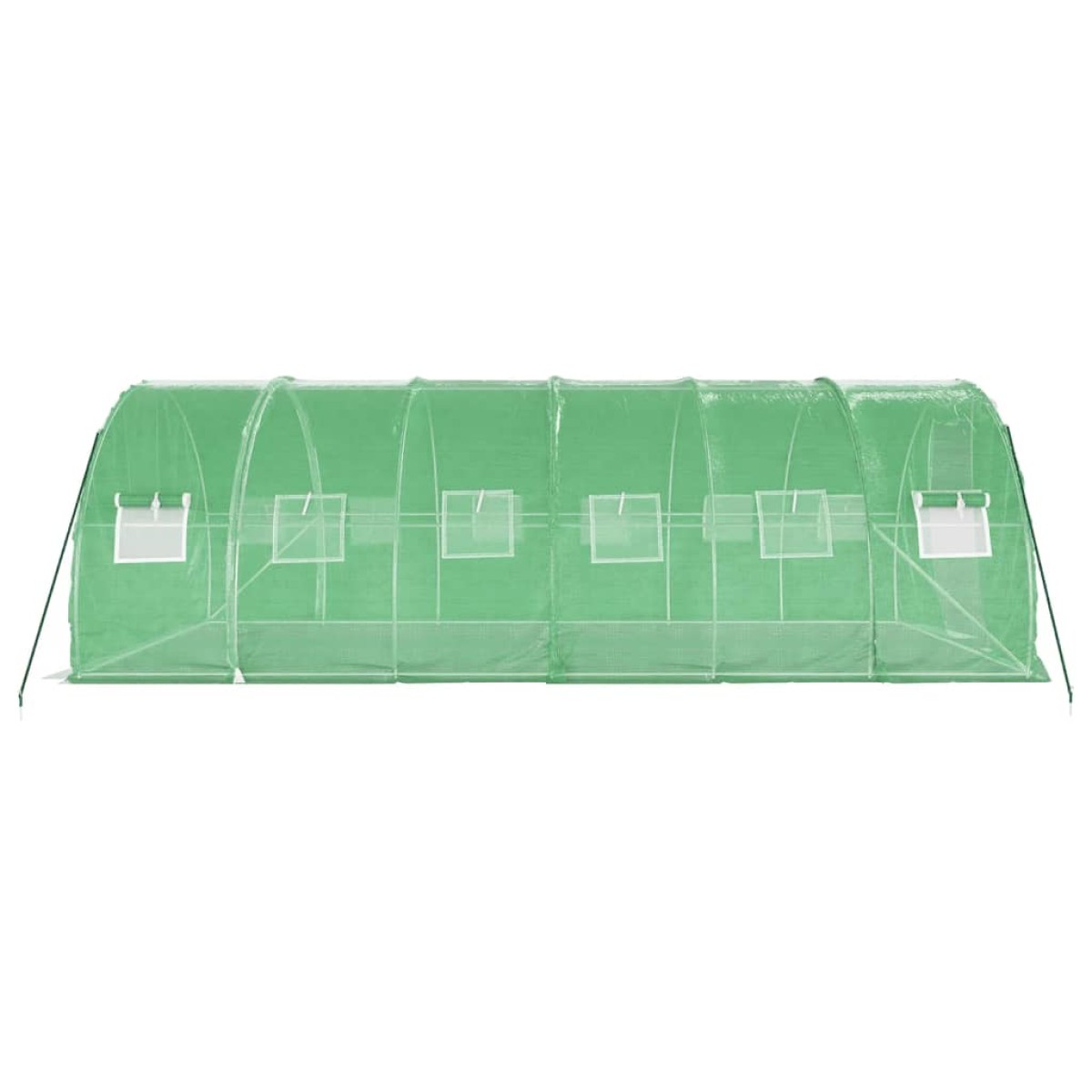 vidaXL Θερμοκήπιο Πράσινο 18 μ² 6 x 3 x 2 μ. με Ατσάλινο Πλαίσιο