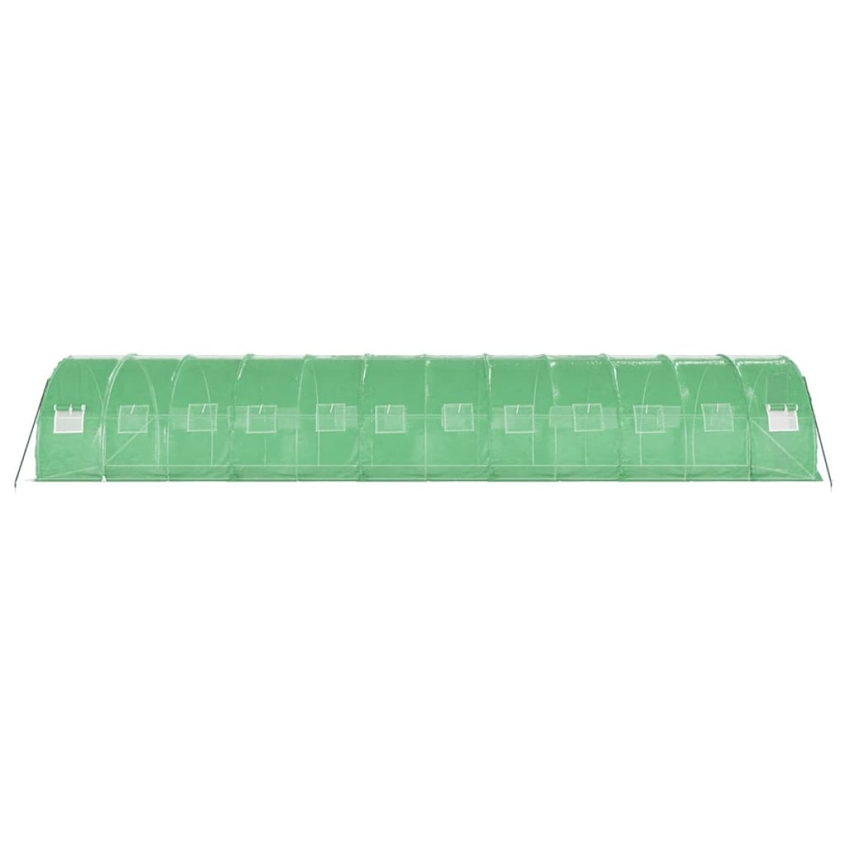 vidaXL Θερμοκήπιο Πράσινο 36 μ² 12 x 3 x 2 μ. με Ατσάλινο Πλαίσιο