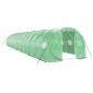 vidaXL Θερμοκήπιο Πράσινο 42 μ² 14 x 3 x 2 μ. με Ατσάλινο Πλαίσιο