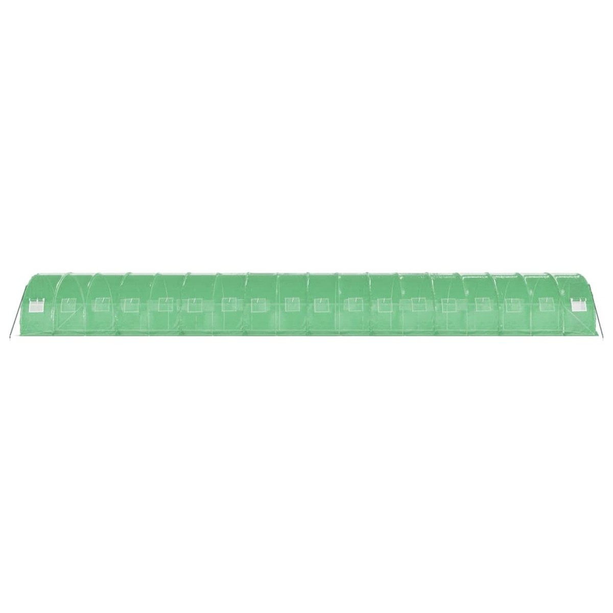 vidaXL Θερμοκήπιο Πράσινο 54 μ² 18 x 3 x 2 μ. με Ατσάλινο Πλαίσιο