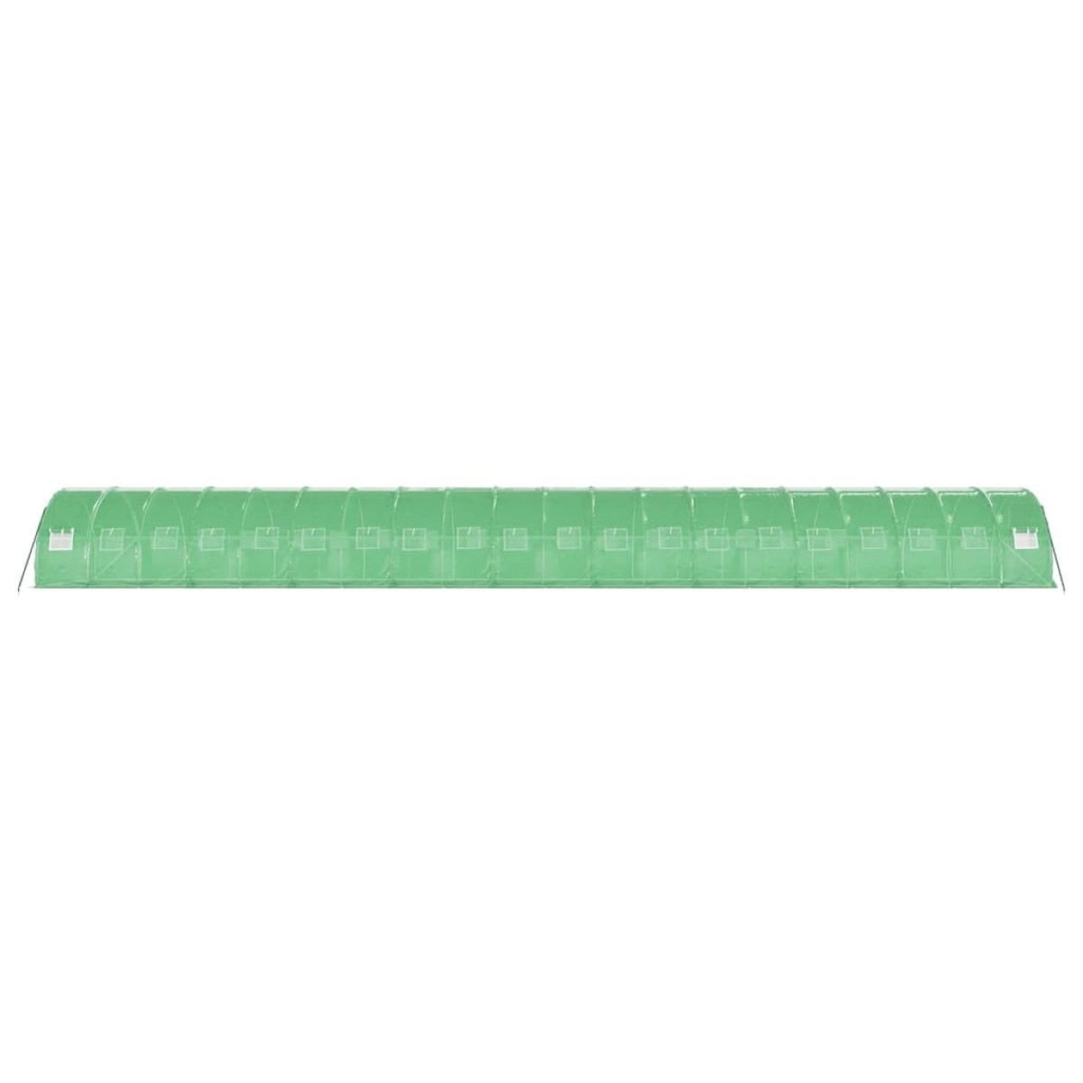 vidaXL Θερμοκήπιο Πράσινο 60 μ² 20 x 3 x 2 μ. με Ατσάλινο Πλαίσιο