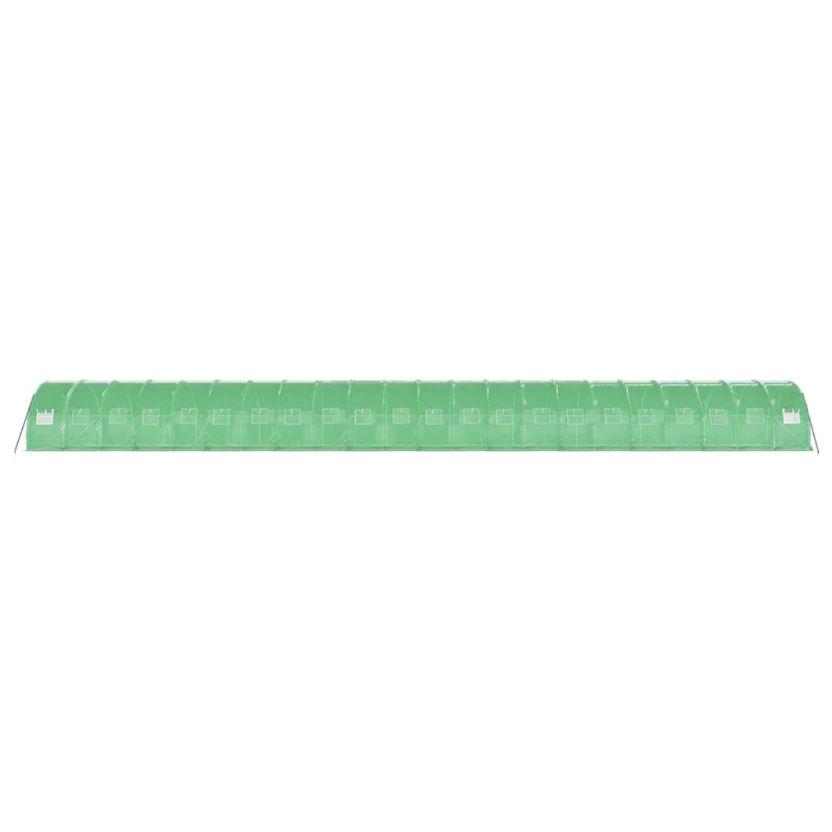 vidaXL Θερμοκήπιο Πράσινο 66 μ² 22 x 3 x 2 μ. με Ατσάλινο Πλαίσιο