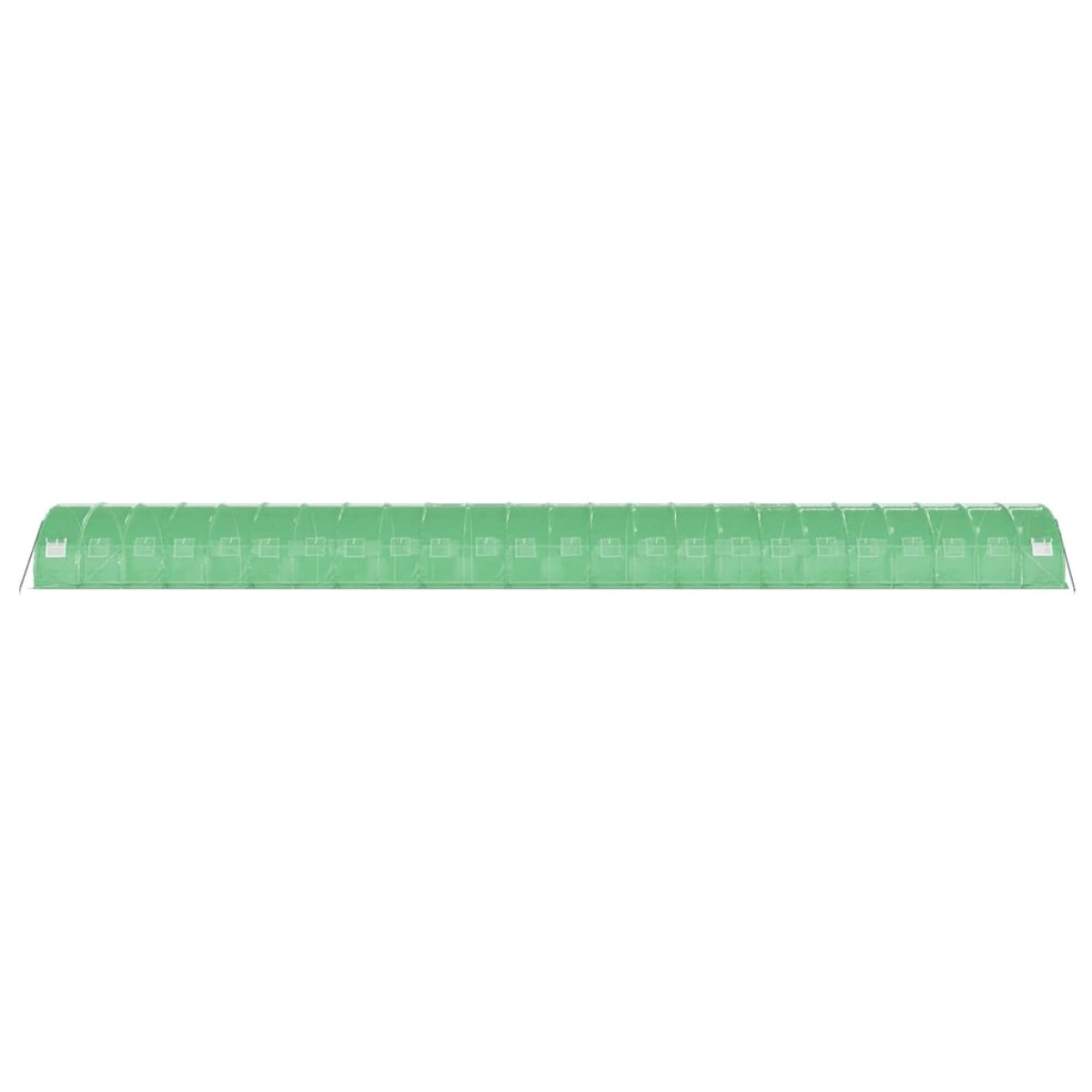 vidaXL Θερμοκήπιο Πράσινο 72 μ² 24 x 3 x 2 μ. με Ατσάλινο Πλαίσιο