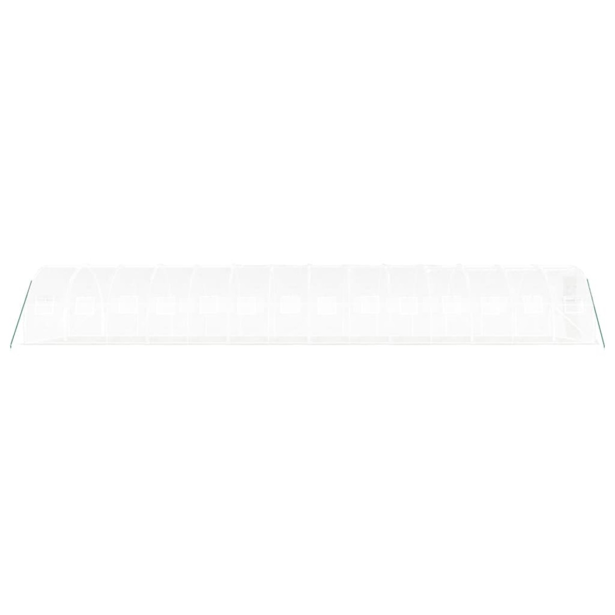 vidaXL Θερμοκήπιο Λευκό 42 μ² 14 x 3 x 2 μ. με Ατσάλινο Πλαίσιο