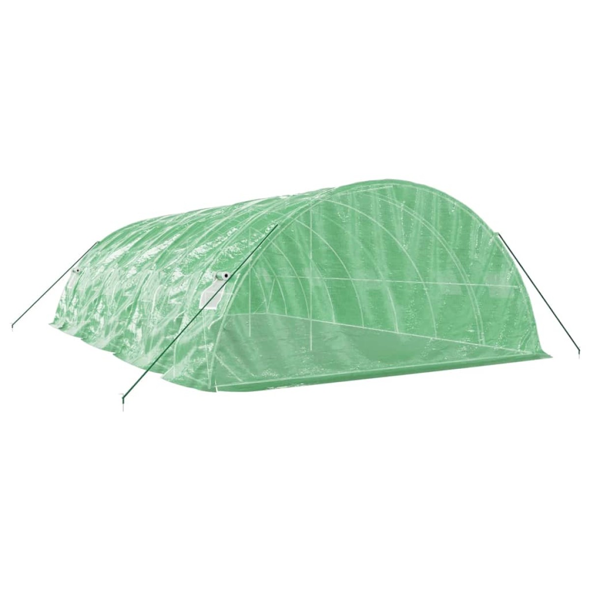 vidaXL Θερμοκήπιο Πράσινο 40 μ² 8 x 5 x 2,3 μ. με Ατσάλινο Πλαίσιο