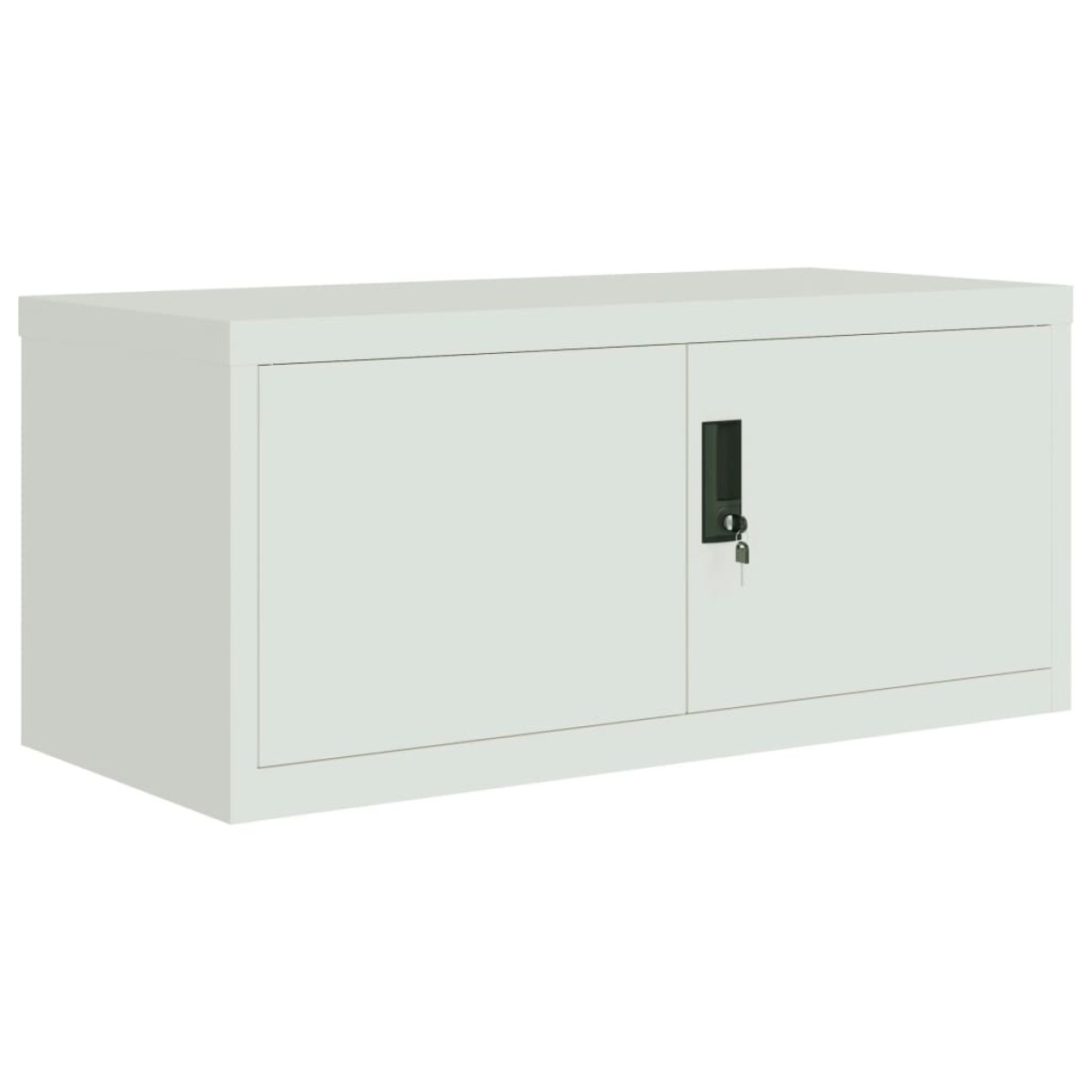 vidaXL Αρχειοθήκη Αν. Γκρι 90 x 40 x 130 εκ. Ατσάλινη