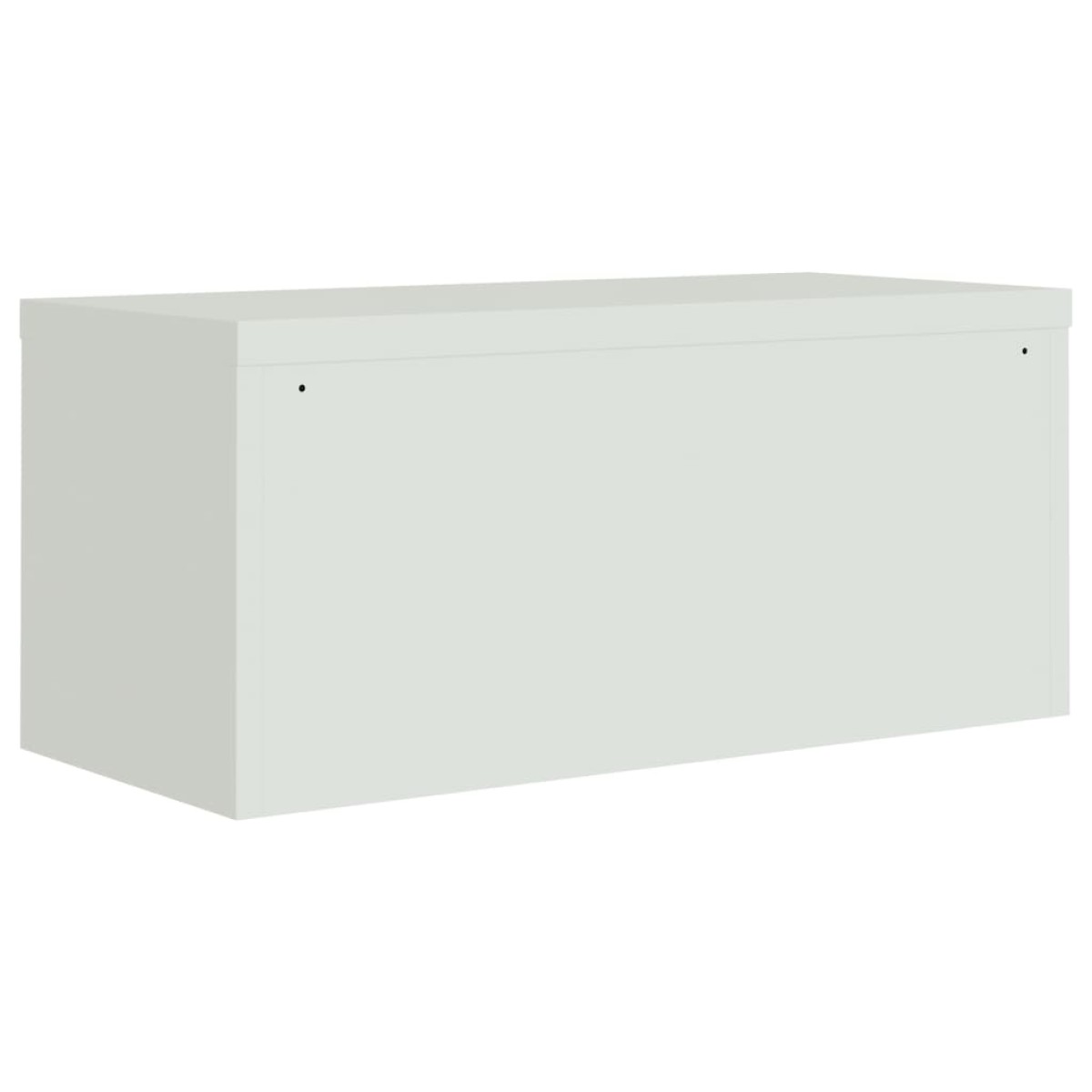 vidaXL Αρχειοθήκη Αν. Γκρι 90 x 40 x 130 εκ. Ατσάλινη