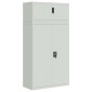 vidaXL Αρχειοθήκη Αν. Γκρι 90 x 40 x 180 εκ. Ατσάλινη