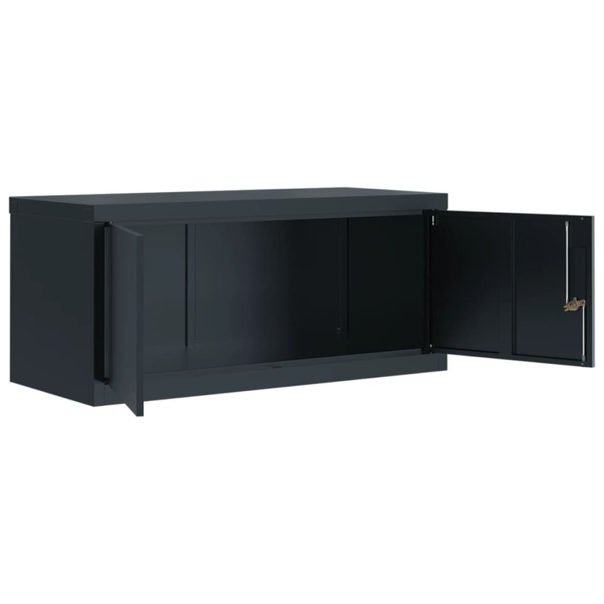 vidaXL Αρχειοθήκη Ανθρακί 90 x 40 x 145 εκ. Ατσάλινη