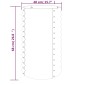 vidaXL Ζαρντινιέρα Πράσινη 40x40x68 εκ. Ατσάλι με Ηλεκτρ. Βαφή Πούδρας