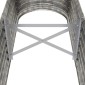 vidaXL Ζαρντινιέρα Ασημί 152x40x36 εκ. Ατσάλι με Ηλεκτρ. Βαφή Πούδρας