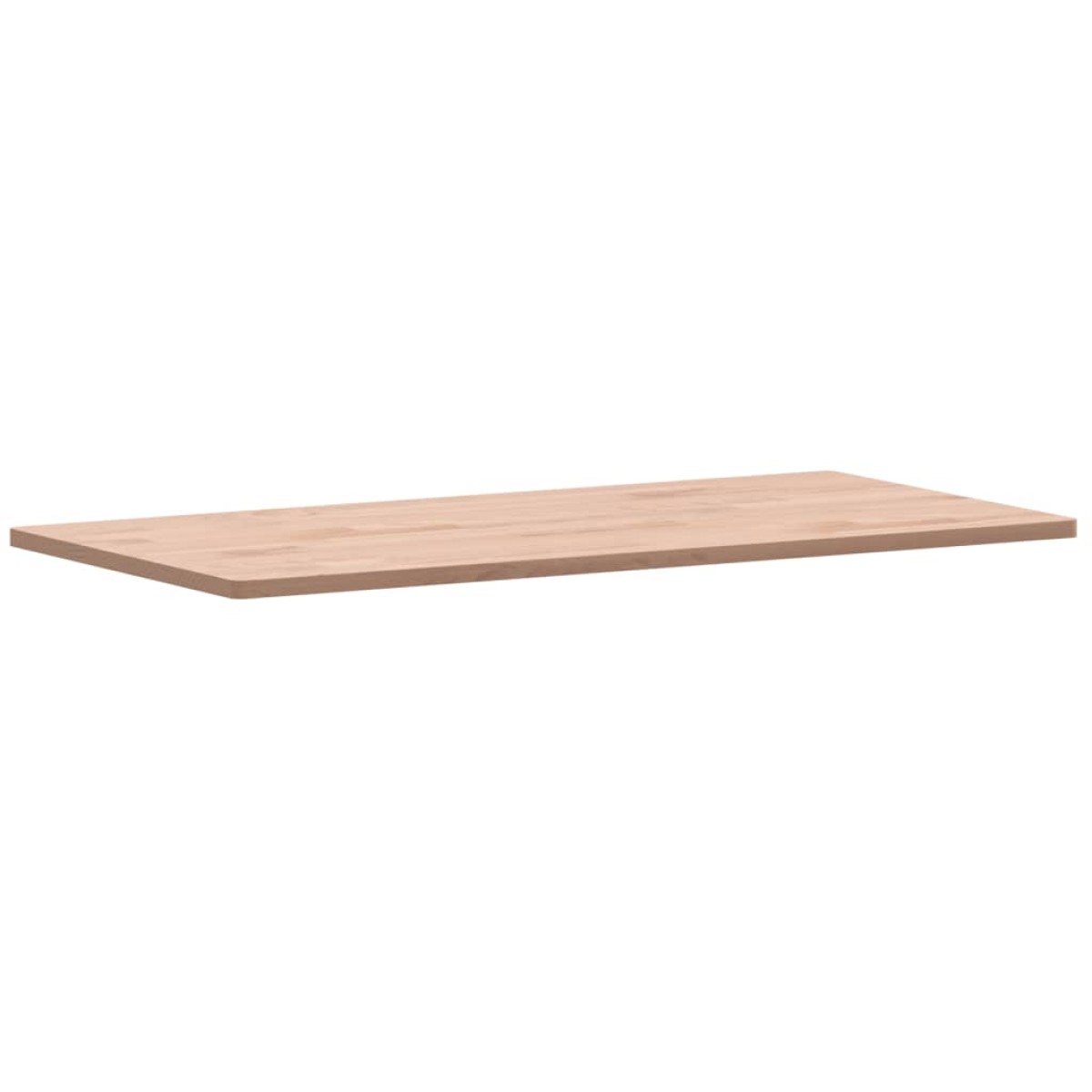 vidaXL Επιφάνεια Τραπεζιού Ορθογώνια 100x50x1,5 εκ. Μασίφ Ξύλο Οξιάς